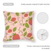 Cute Strawberry Pillow Case 3D Print Polyester Fiber 40*40 Cm Home Sofa Throw Pillow Cover Decoration Festival Gift