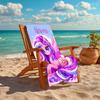 Personalized customized proof beach towel with My Little Pony pattern - soft, absorbent,quick-drying,perfect swimming,camping&bathing