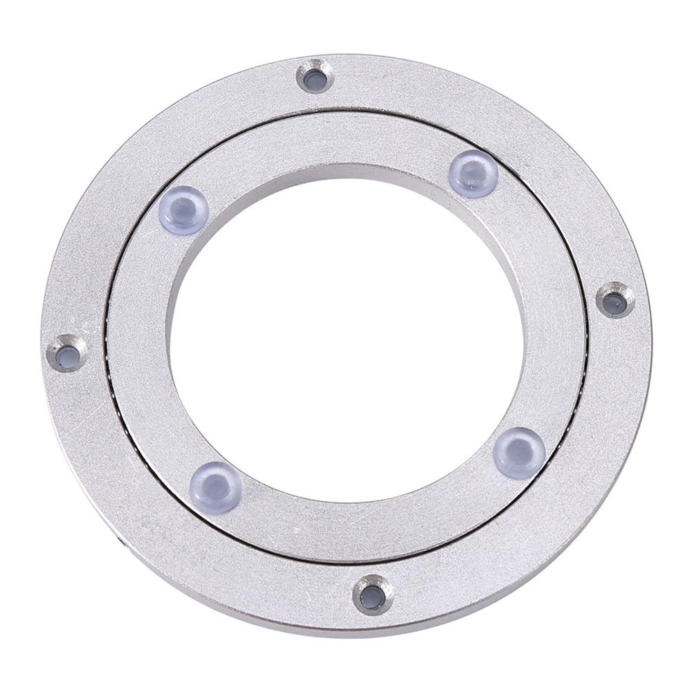 Heavy Duty Turntable Bearing 4.7/5.5/ 8 Inch Round Lazy Susan Rotating Bearing Smooth Aluminium Alloy