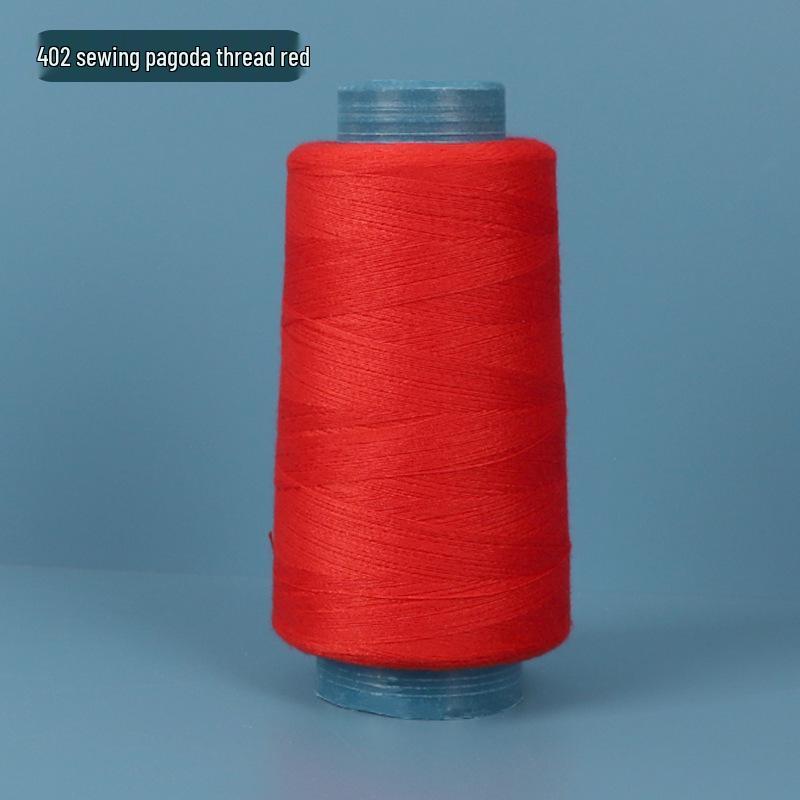 402 Polyester Thread: Black & White Sewing Thread for Hand Needlework and Household Sewing Machines