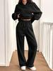 2-Piece Women's Casual Warm Lined Hoodie & Pants Set - Autumn/Winter Sportswear