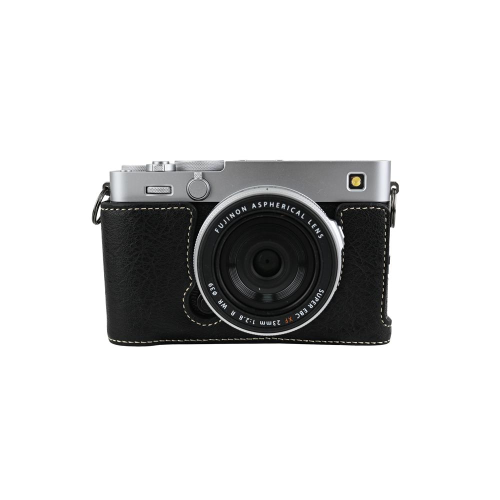 PU Camera Half Case for Fujifilm X-E5 Fuji XE5 Protective Shell Bottom Battery Opening Cover