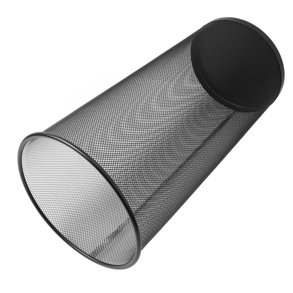 Umbrella Holder Round Stylish Metal Mesh Umbrella Stand Rack for Home Entryway Office Hotel Black
