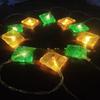 Waterproof Eid Mubarak String Light 10/20/30/40 LED Garland String Lamp  Garden Patios Bedroom