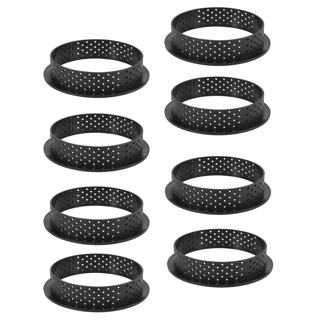 Buy 8 PCS Perforated Cake Pan Cutter Round Shape Foam Circle Ring