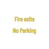 Fire Lane No Parking Ground Spray Paint Stencil