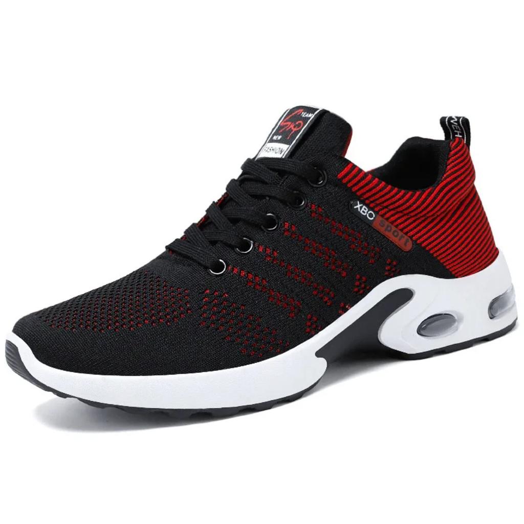 New Trend of Men's Shoes In Summer: Men's Breathable Lace-up Running Shoes, Korean-style Lightweight Casual Sneakers