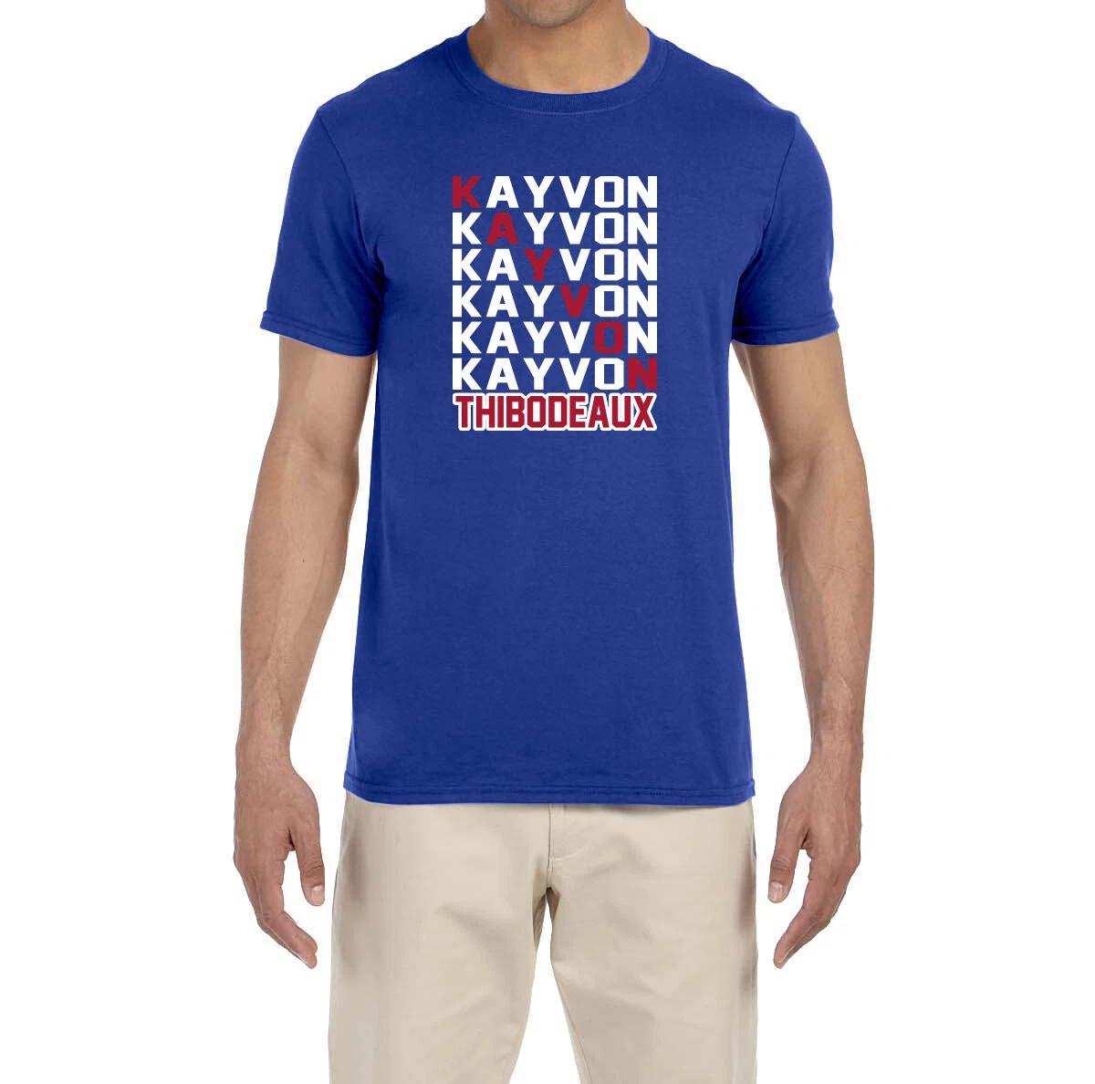 New York Giants Kayvon Thibodeaux Text T-Shirt L