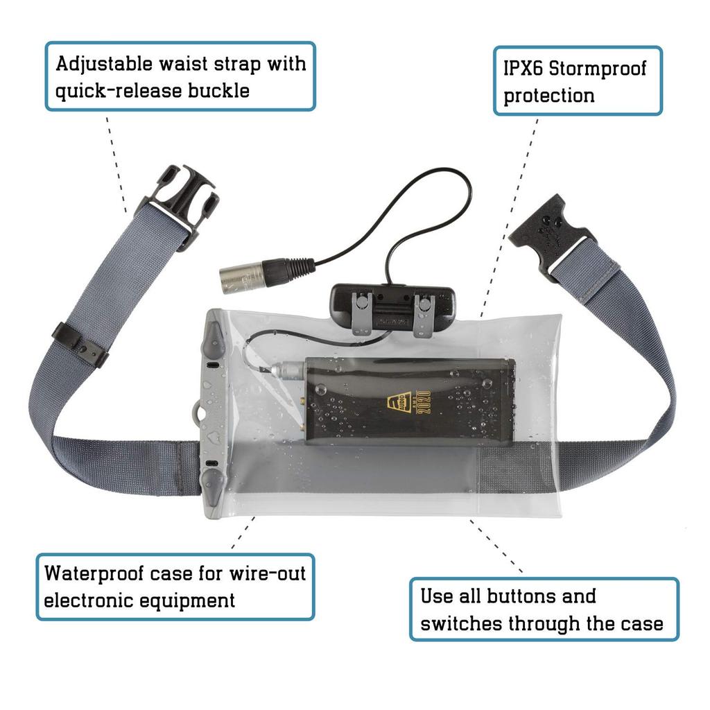 HUSĂ AQUAPAC pentru Cameră Digitală 558 Husă pentru Electronice Conectate Impermeabilă Transparentă 558