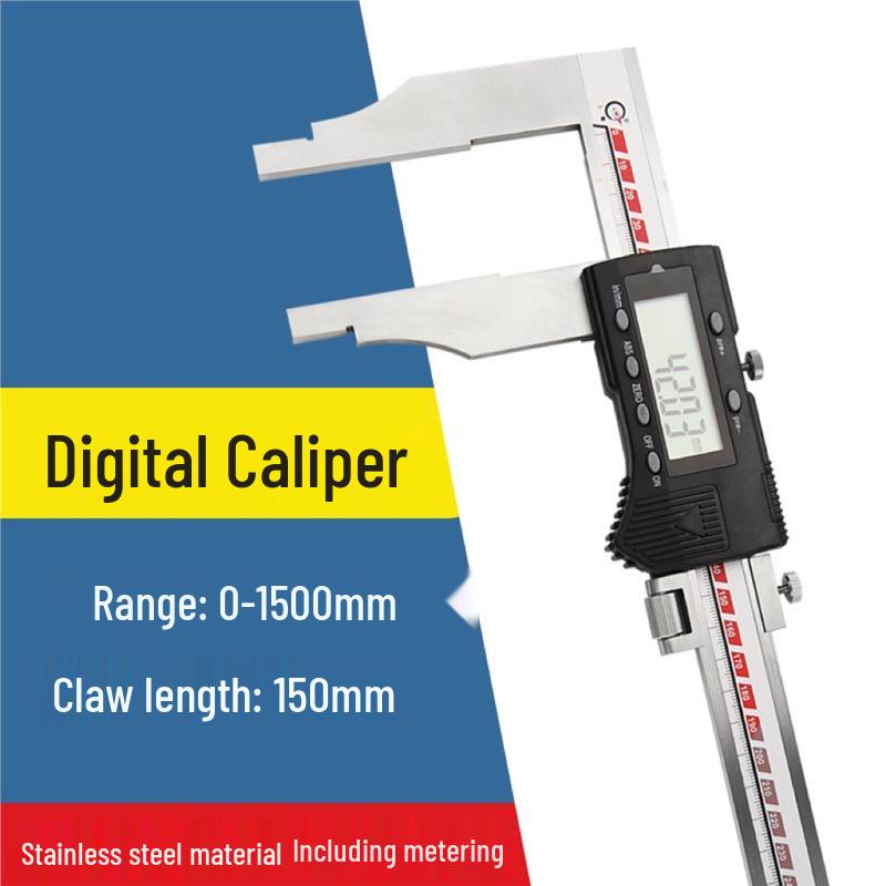 Sanlu High Precision Long Jaw Digital Caliper 0-500/600/1000mm
