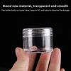 3g 5g 10g 15g 20g Kosmetik-Creme-Tiegel Leer Klar Lidschatten Nagelglitzer Lippenbalsam Behälter Make-up-Proben-Tiegel Flasche Kunststoff