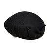 French British Retro Woolen Top Hat Autumn And Winter Bow Mesh Yarn Hat Styling Bud Hat Female Elegant Stewardess Hat