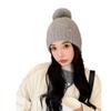 Korean Style Cute Knitted Hat Warm Hat for Women In Autumn and Winter Fashion Versatile Sweet Ear Protection Fashion Wool Hat