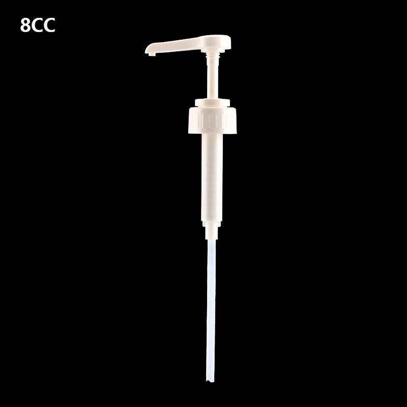 Pump Coffee Milk Tea Dispenser Syrup Pump White Liquid Dispenser For Syrup 10CC Juice Bottle Dispenser Pump