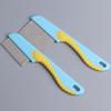 Pet Dogs Cats Anti Lice Comb Stainless Steel Long And Short Needle For Deworming
