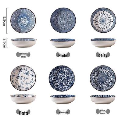 Japanese Style Underglaze Ceramic Dipping Dish