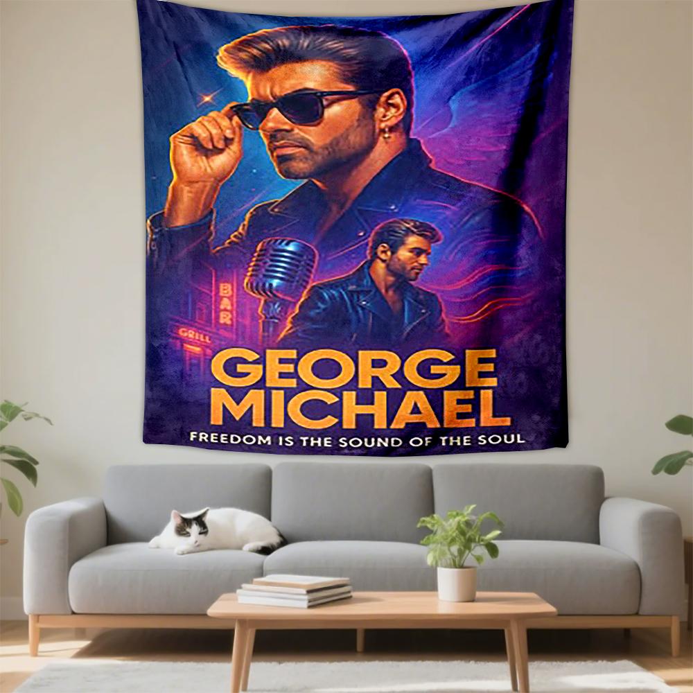 Tapestry George Michael Freedom Sound Of Soul Music Poster Wall Hanging