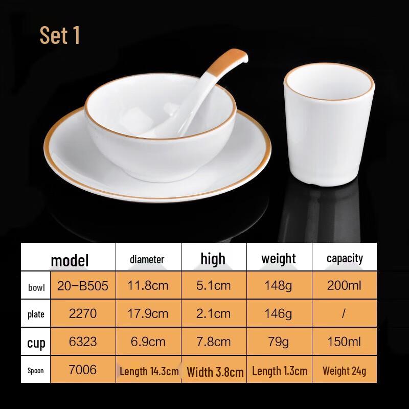 Melamine Tableware Set for Restaurants