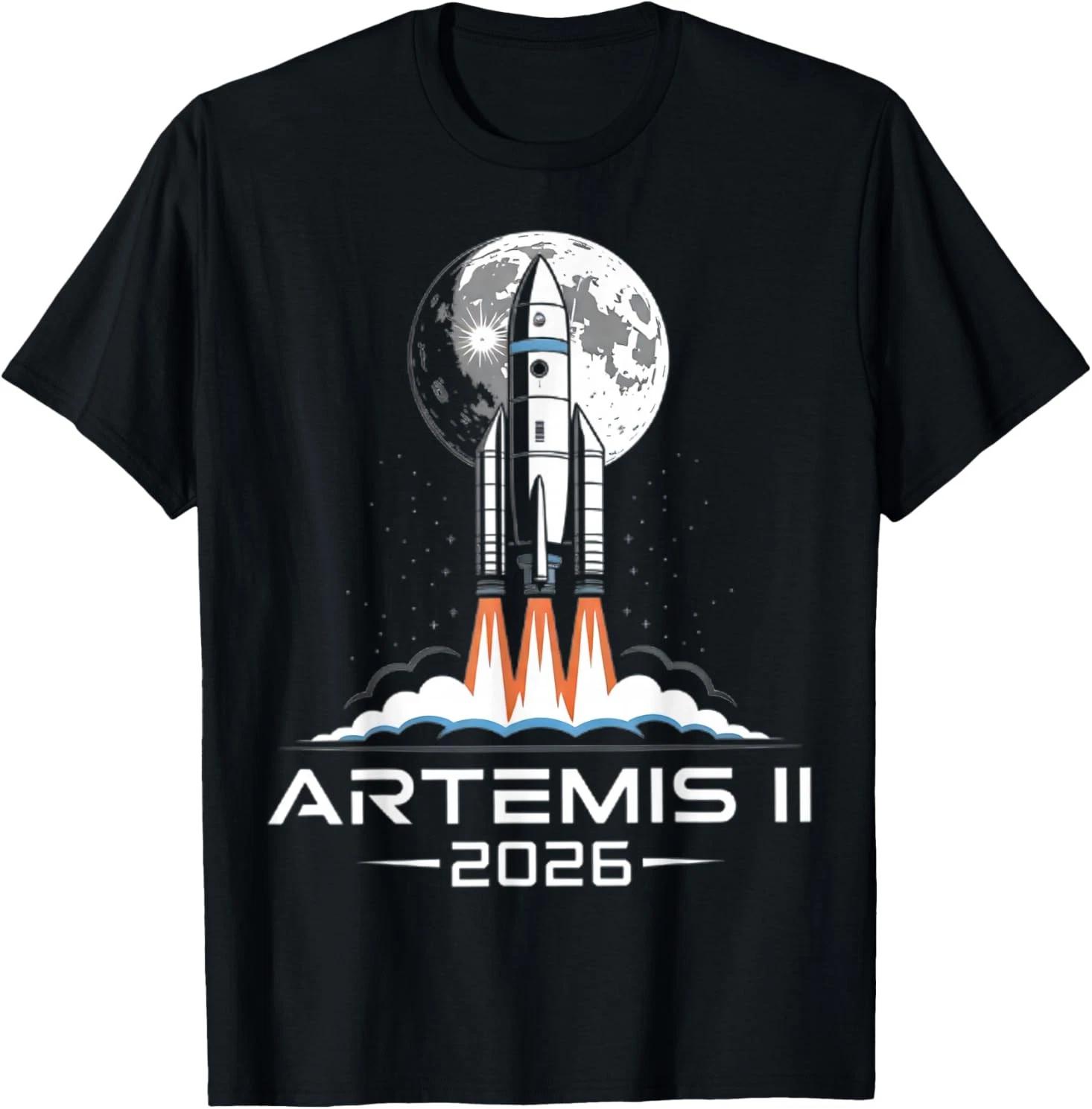 Artemis II Back to the Moon 2026 T-Shirt XL
