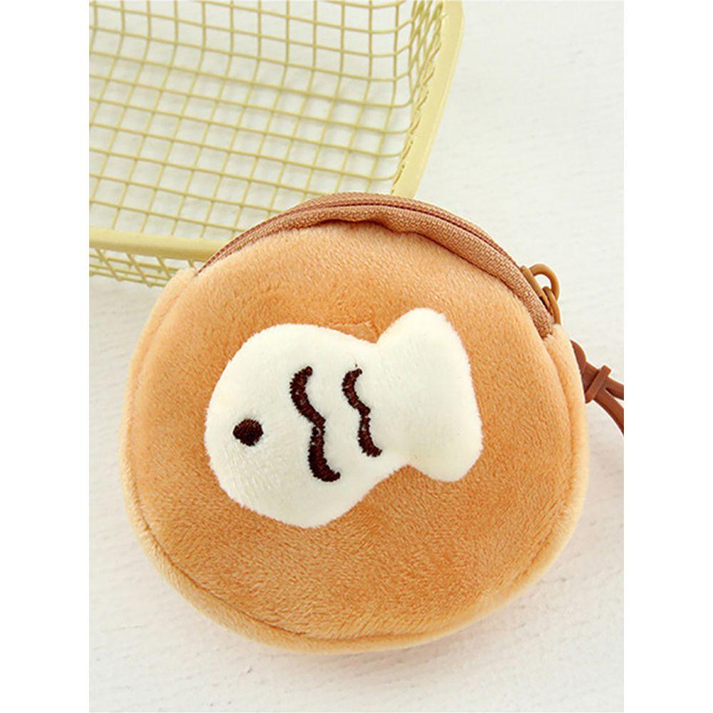Briskstyle Cute Mini Fish Cat Pouch Keyring Coin Purse