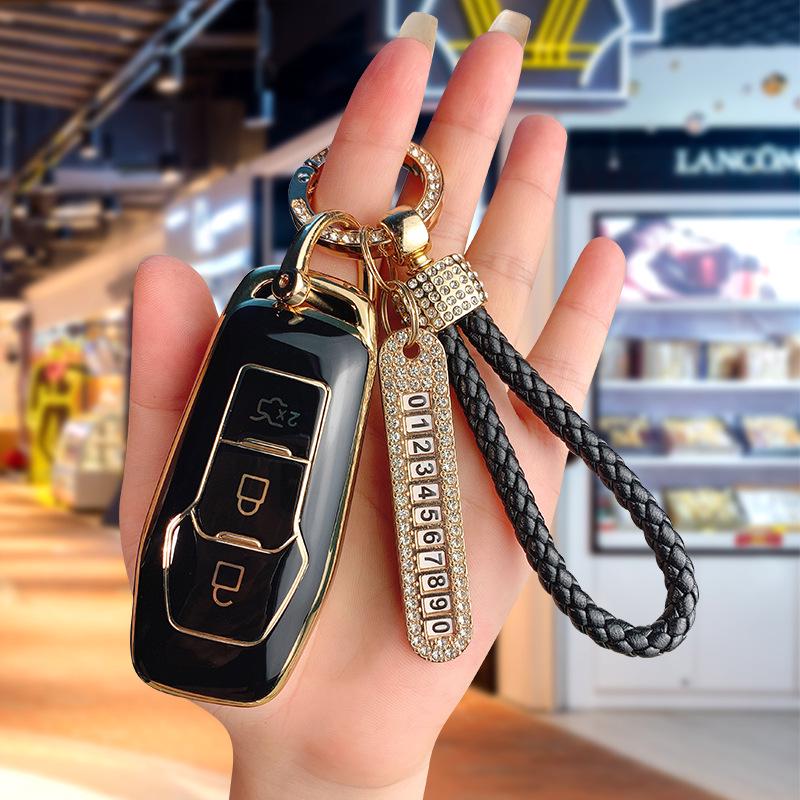 High-Grade Key Case for Ford Mondeo, Mustang, Edge, Kuga, Explorer, Taurus.