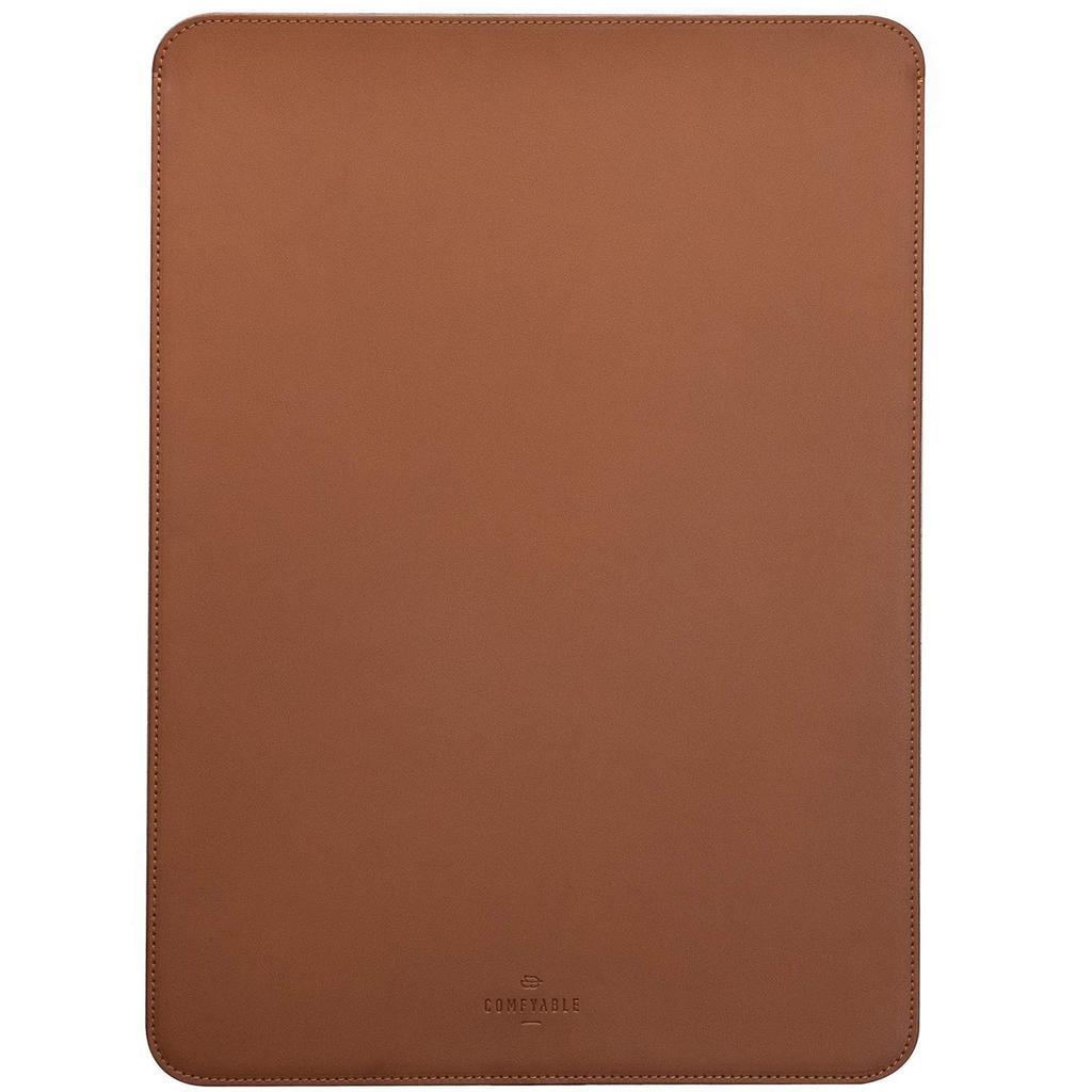 Comfyable Slim Laptop Sleeve for 15" MacBook Air (M4 2025, A3241, M3 2024, A3114 & M2 2023, A2941), Faux Leather Protective Case, Brown
