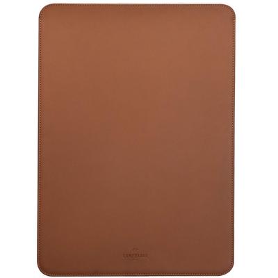 Comfyable Slim Laptop Sleeve for 15" MacBook Air (M4 2025, A3241, M3 2024, A3114 & M2 2023, A2941), Faux Leather Protective Case, Brown
