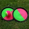 Kids Toss Catch Ball Toy with Adjustable Band Paddle Indoor Outdoor Backyard Parent-children Interactive Sticky Ball Throwing Game Toddlers Boys