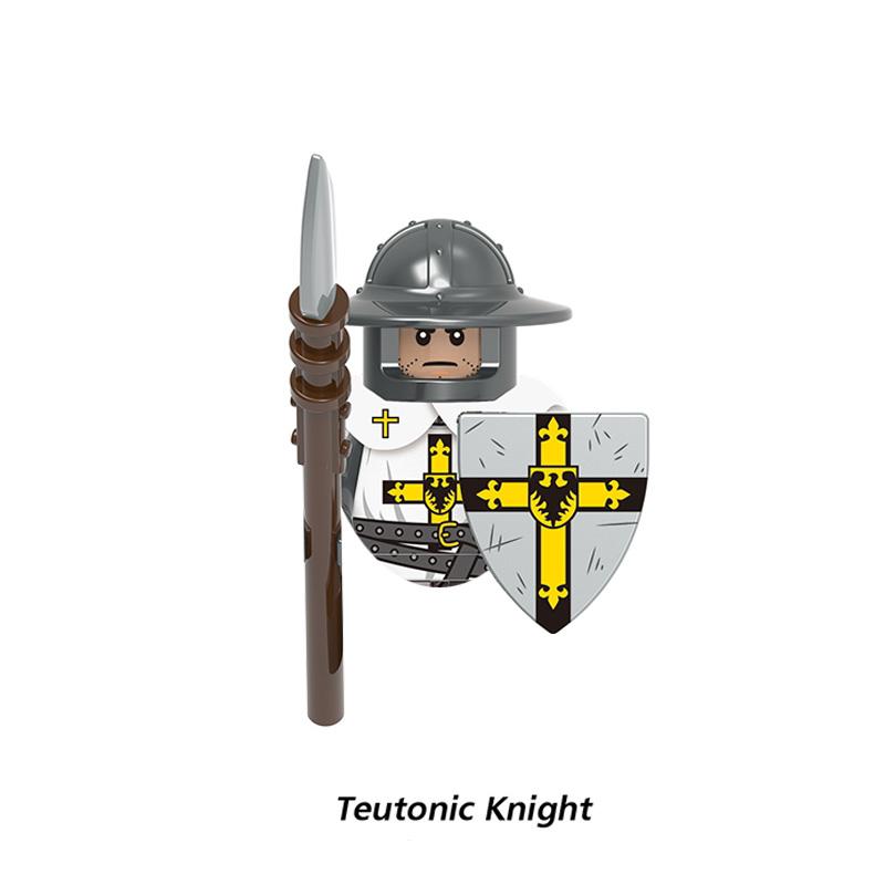 Mittelalterliches Drachenkönigreich Soldaten Held Ritter Bogenschütze Antike Militärfiguren Modellbausteine Kinderspielzeug Jungen Geschenke