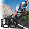 Rennrad-Aluminiumlegierungs-Pedal Wasserdichtes Doppel-DU-Fahrradpedal Aluminiumlegierungs-Lagerpedal für Nachtfahrten Fahrradzubehör