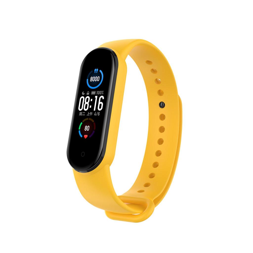 Silicone Strap Replacement Wristband for Xiaomi Mi Band 6 Smart Bracelet Watch Band Accessory Sport Loop
