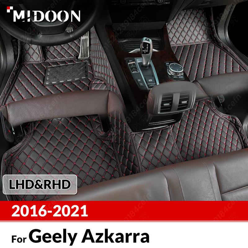 

Автомобильные коврики для Geely Azkarra/Atlas 2016 2017 2018 2019 2020 2021 Пользовательские автомобильные подставки для ног Аксессуары для ковров