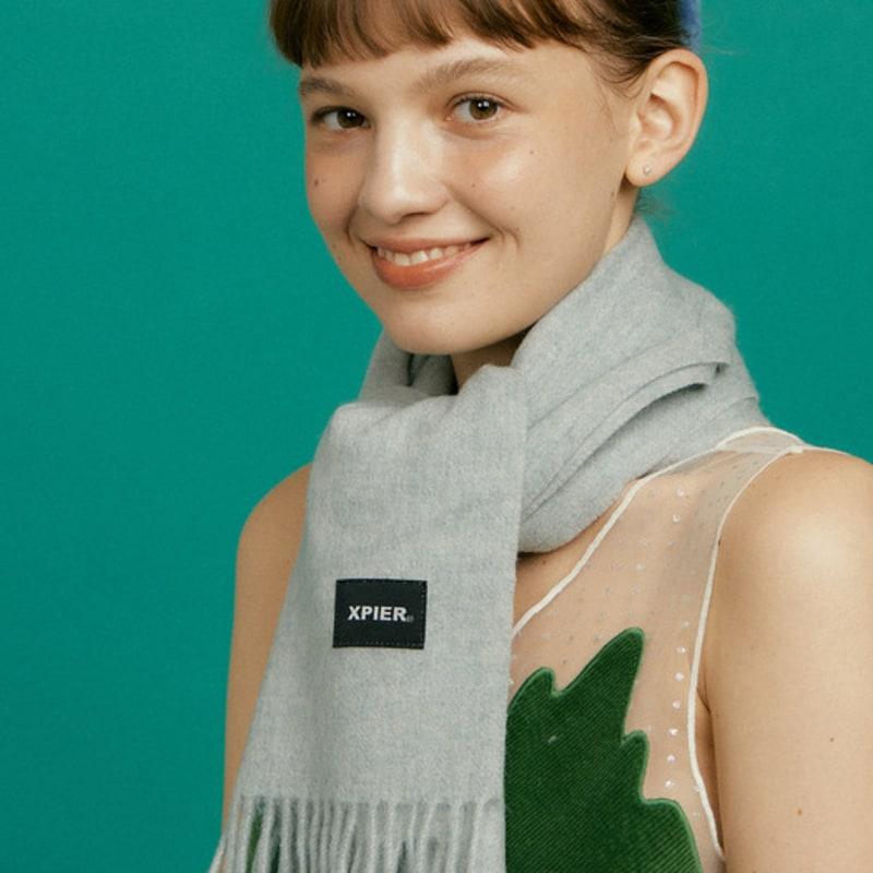 

XPIER Wool 100% Muffler[5color] pink