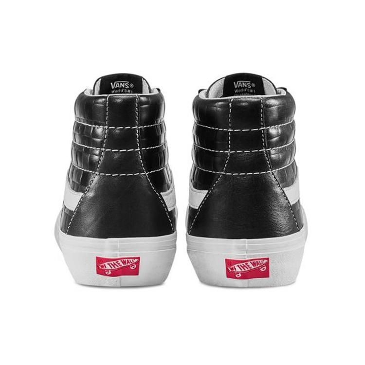 Vans SK8-HI Reissue 6 'Checkerboard Embossed - Black' Men's VN0A4BVGXKU