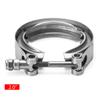 2" 2.25" 2.5" 2.75" 3" 3.5" 3.75" 4" Stainless Steel Car V-band Quick Release Clamp V Band Clamp Normal V Band Clamp
