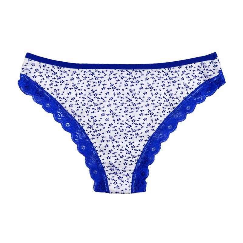 Underwear Women Cotton Sexy Lace Young Girls Briefs Cute Low Waist Ladies Knickers Panties Lingerie  Lot 6 PCS