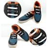 Korean Style Silicone Shoelaces - 16-Piece Set, Hammer Shape, High Elasticity, Versatile and Fashionable.