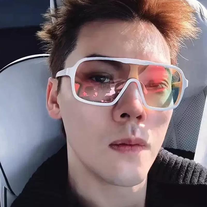 Big Size Men's Sun Glasses Vintage Style Bicycling Outdoor Women's Sunglasses Wind Proof Stylish Sunglass Women