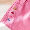 Girls' Summer Casual Pants Korean Cartoon Embroidered Shorts Girl Sweet and Cute Shorts Summer Pants