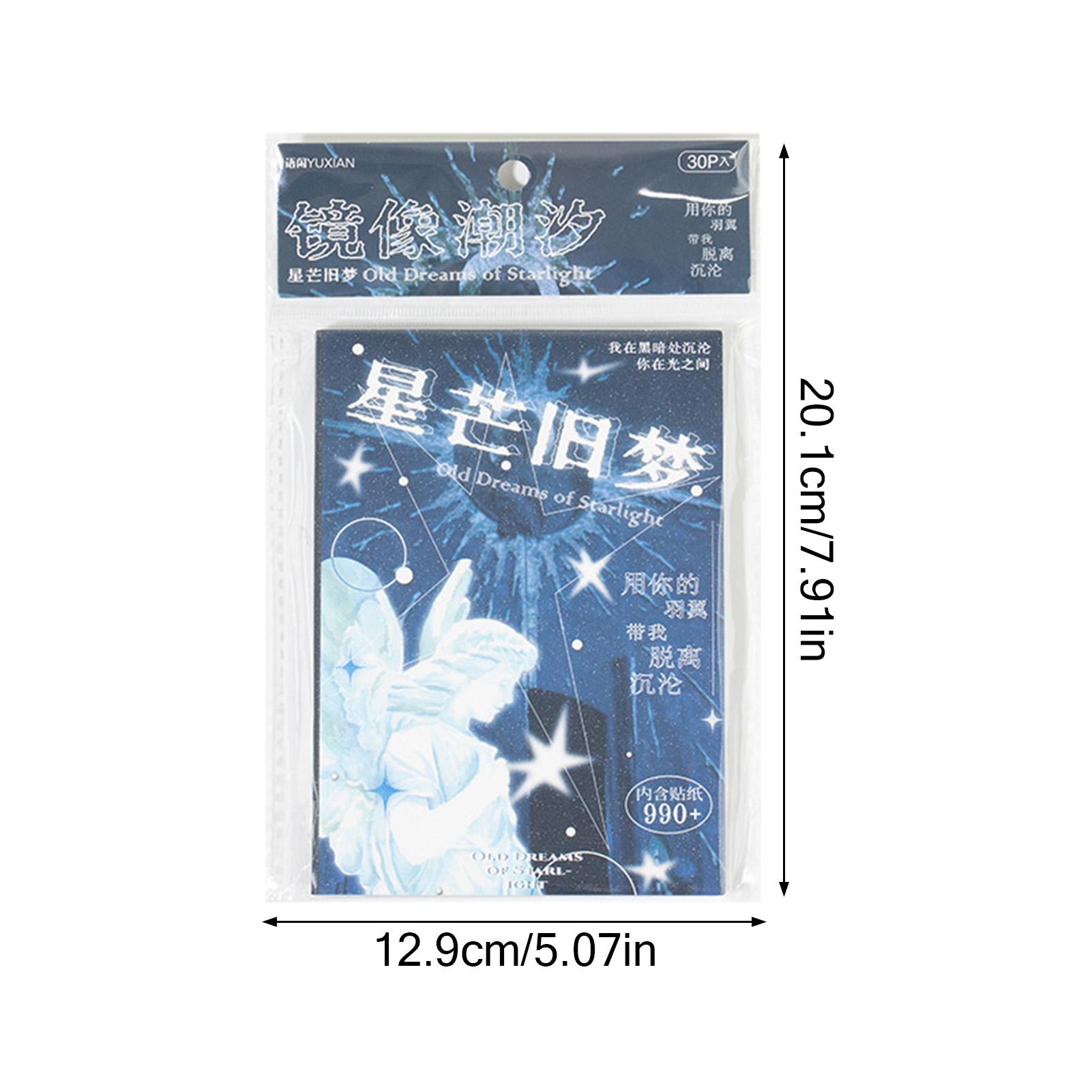 

Retro Craft Decorative Sticker Themes Retro Artistic Scrapbook Stickers Suitable for Decorating Notebook