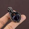 Amethyst Handmade Copper Wire Wrap Gift Jewelry Pendant 1.97" l6z89