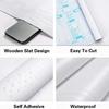 45cm White Wood Grain PVC Wall Sticker Waterproof Kitchen Wardrobe Furniture Decoration Wallpaper Table Cabinet Self-adhesive