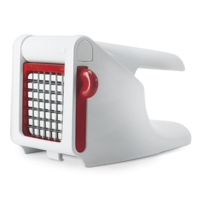 Moulinex Classic Coupe-frites et légumes plastique, Lames acier inoxydable, Prise en main pratique, Large grille 7x7cm