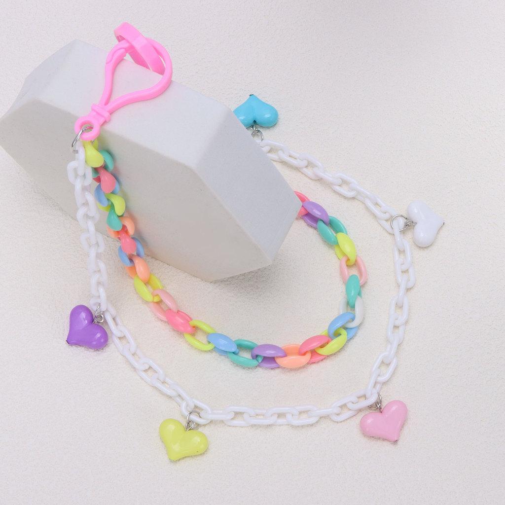 Candy Color Heart Flower Waist Chain With Lobster Clasp For Summer And Winter Fashion