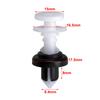 OAUTOO 91561-SJD-003 Pillar Rocker Panel & Floor Retainer Clips 20pcs for Honda & Acura