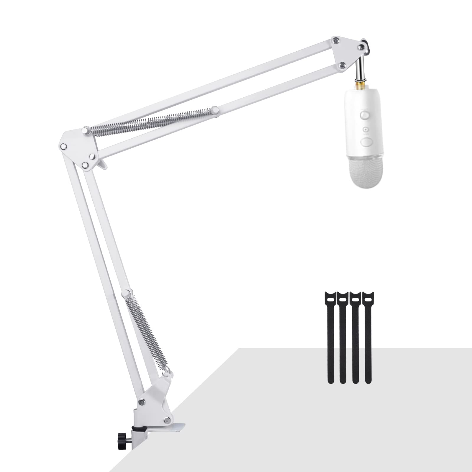 

YUZUHOME Heavy Duty Adjustable Blue Yeti Nano Microphone Stand for Blue Yeti X Boom Arm with to Thread Adapter Compatible with Blue Series Microphones