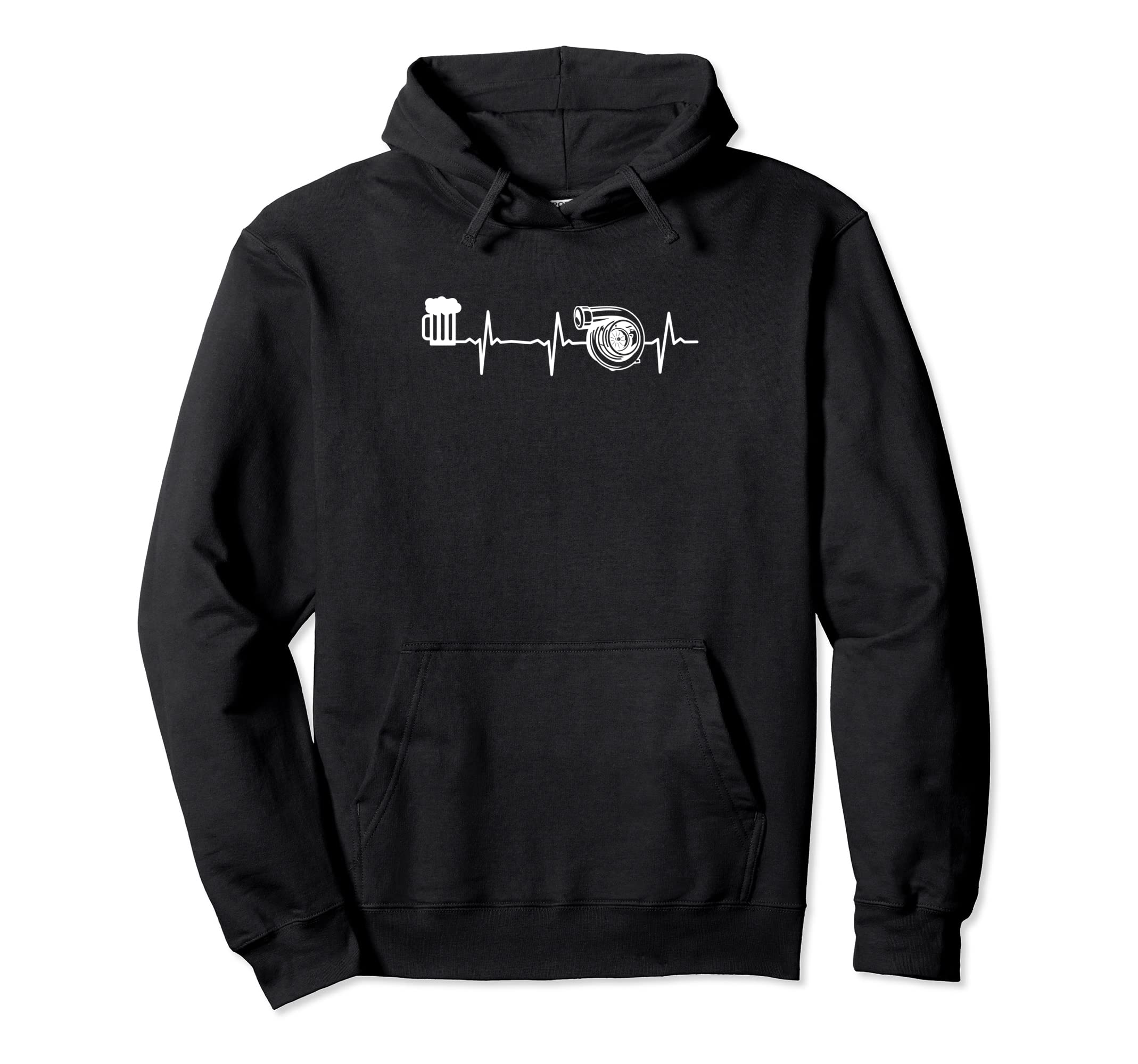 

Car Turbo Heartbeat Beer Mug Racing Turbo Car Heartbeat Hoodie - чёрный