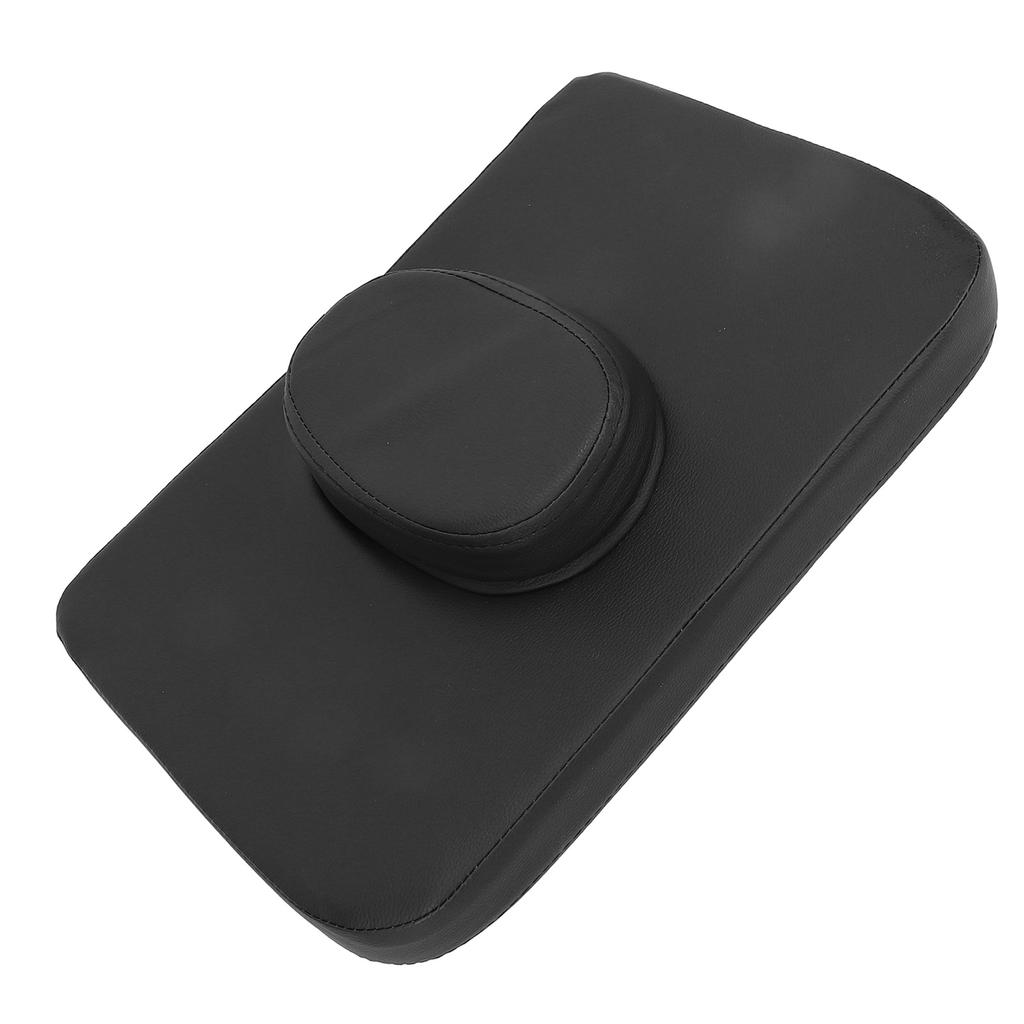 Massage Table Face Cushion Universal PU Leather Square Massage Face Pillow Headrest for Massage Spa Bed Black