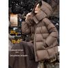 XWI Women's Lightweight Hooded Winter Down Jacket