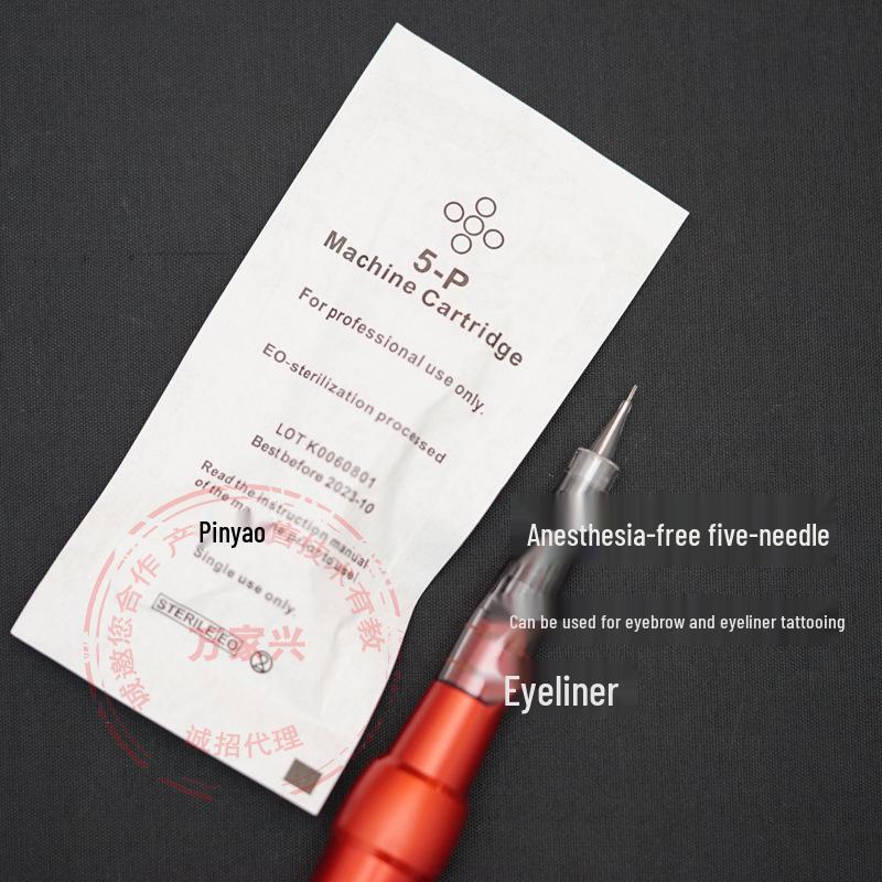 Microblading Instrument with Special Needle for Eyebrow and Lip Tattoo - No Numbing Cream Needed